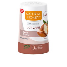 Natural Honey Déodorant Roll-On Soft Care 50 ml, Sans Alcool, Unisexe, Invisible, Parfum Subtile