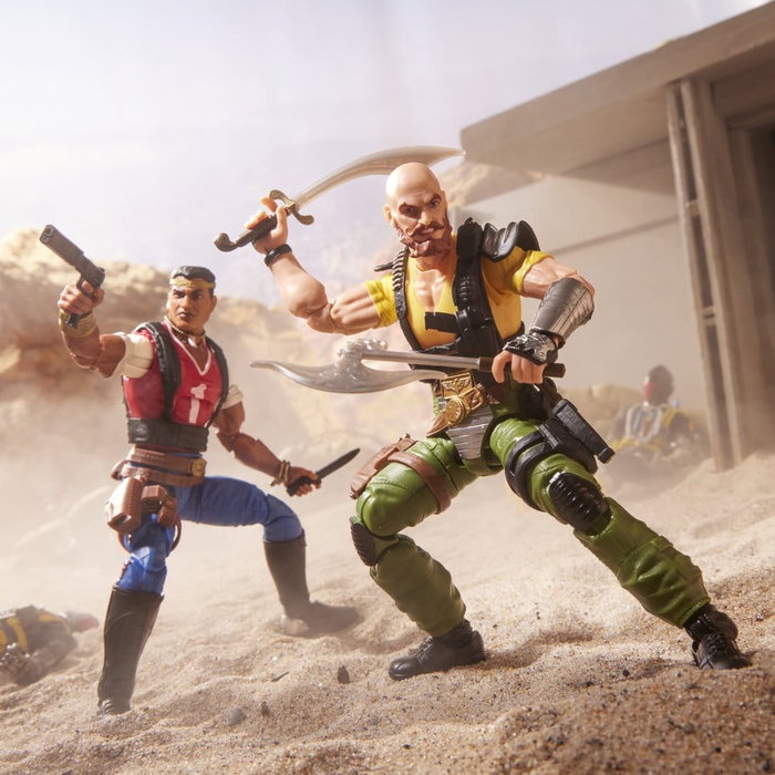 Hasbro G.I. Joe Classified Series Pack de 2 Figurines David « Red Dog » Taputapu & Varujan « Taurus » Ayvazyan 15 cm