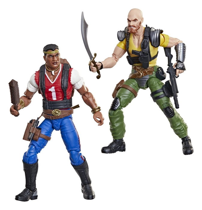 Hasbro G.I. Joe Classified Series Pack de 2 Figurines David « Red Dog » Taputapu & Varujan « Taurus » Ayvazyan 15 cm