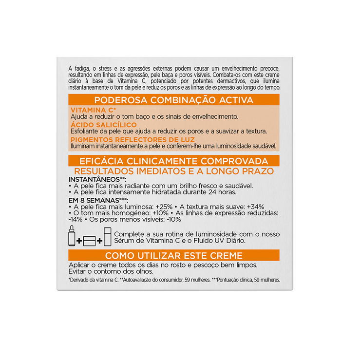 L'Oréal Paris Revitalift Crème Illuminatrice et Lissante, Vitamine C, Acide Salicylique, 50 ml L'Oréal Paris Revitalift Crème Illuminatrice et Lissante, Vitamine C, Acide Salicylique, 50 ml