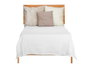 GIFTDECOR Couette Géométrique Blanche 180x260cm