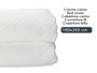 GIFTDECOR Couette Géométrique Blanche 180x260cm