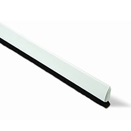 BRINOX Burlete adhésif courbé blanc 100 cm en applique