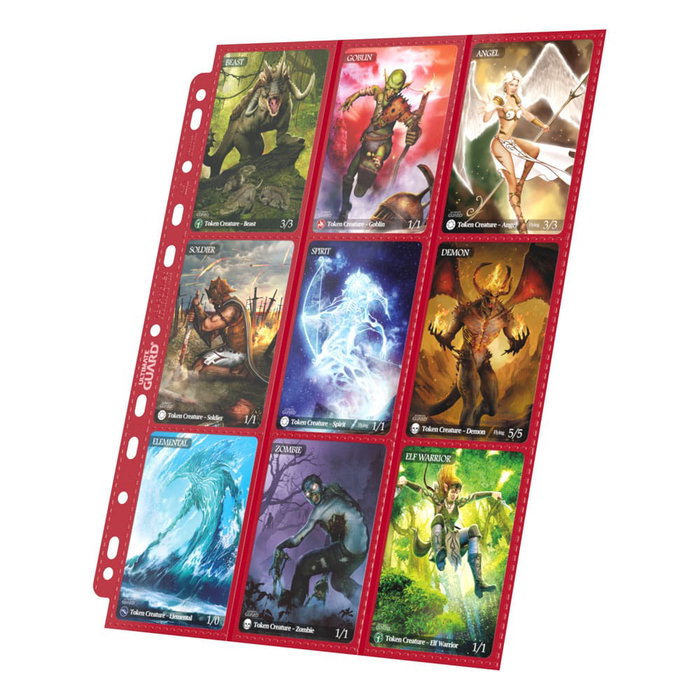Ultimate Guard 18-Pocket Pages Side-Loading (10) - Red