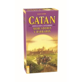 Devir Catan : Mercaderes y Bárbaros Extension 5-6 Joueurs Jeu de Société Stratégique