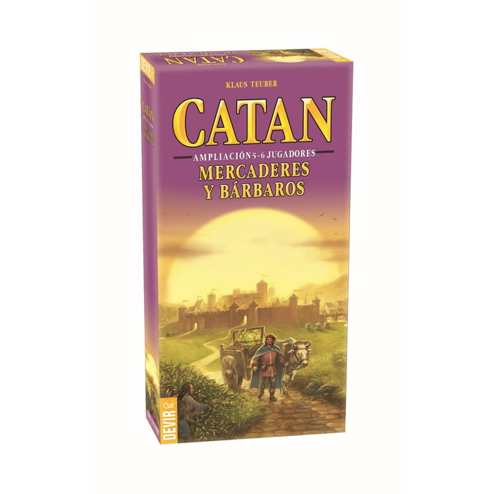 Devir Catan : Mercaderes y Bárbaros Extension 5-6 Joueurs Jeu de Société Stratégique Devir Catan : Mercaderes y Bárbaros Extension 5-6 Joueurs Jeu de Société Stratégique