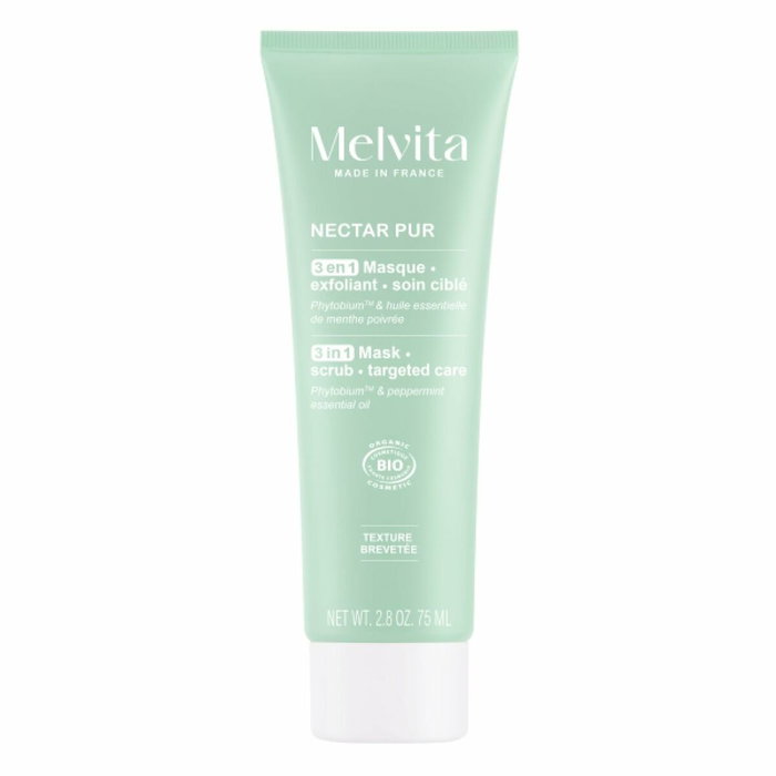 Melvita Masque exfoliant 3 en 1 NECTAR PUR 75 ml Melvita Masque exfoliant 3 en 1 NECTAR PUR 75 ml