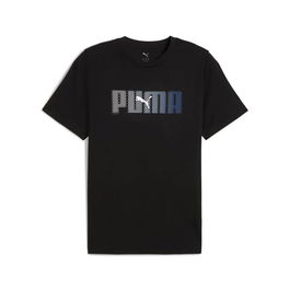 T-shirt à manches courtes homme Puma Essentials Logo Lab Noir M