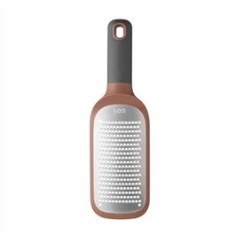 Berghoff 3950202 Râleur à palette Gros trous Couleur saumon - Râpe multifonction en acier inoxydable pour fromage, légumes et chocolat