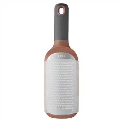 Berghoff 3950202 Râleur à palette Gros trous Couleur saumon - Râpe multifonction en acier inoxydable pour fromage, légumes et chocolat