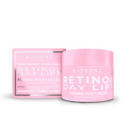 Biovène Crème Hydratante Raffermissante RETINOL DAY LIFT au Rétinol - Pour Tous Types de Peaux - 50 ml
