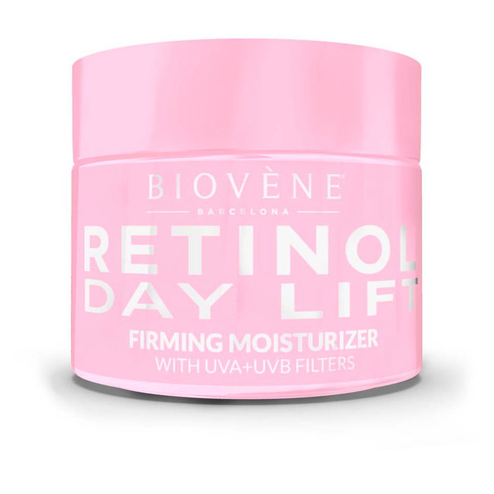 Biovène Crème Hydratante Raffermissante RETINOL DAY LIFT au Rétinol - Pour Tous Types de Peaux - 50 ml