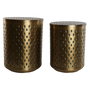 Jeu de 2 tables Home ESPRIT Doré Métal 43 x 43 x 54 cm