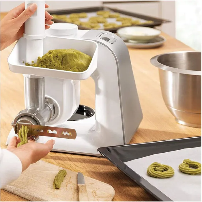 Bosch MUZ45SV2 - Filière à Biscuits - 4 Formes - Compatible avec les Hachoirs à Viande des Robots Pâtissiers MUM - Durable Bosch MUZ45SV2 - Filière à Biscuits - 4 Formes - Compatible avec les Hachoirs à Viande des Robots Pâtissiers MUM - Durable
