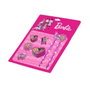Karactermania Pack de Papeterie Barbie - Blisterboli avec Bolígrafo Gel, Lapiz Eternal, 4 Gommes et Taille-Crayon - Âge Min. 3 Ans