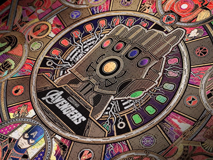 Theory11 Avengers The Infinity Saga puzzle multidimensionnel (1000 pièces)