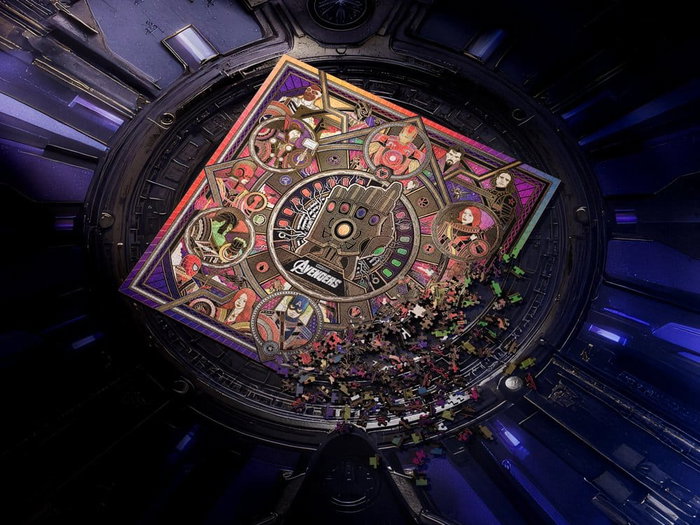 Theory11 Avengers The Infinity Saga puzzle multidimensionnel (1000 pièces)