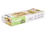 Vivalto Set 7 pièces Relieve 1 bol grand et 6 bols petits en verre transparent 54 x 9 x 22 cm (Set de 4)