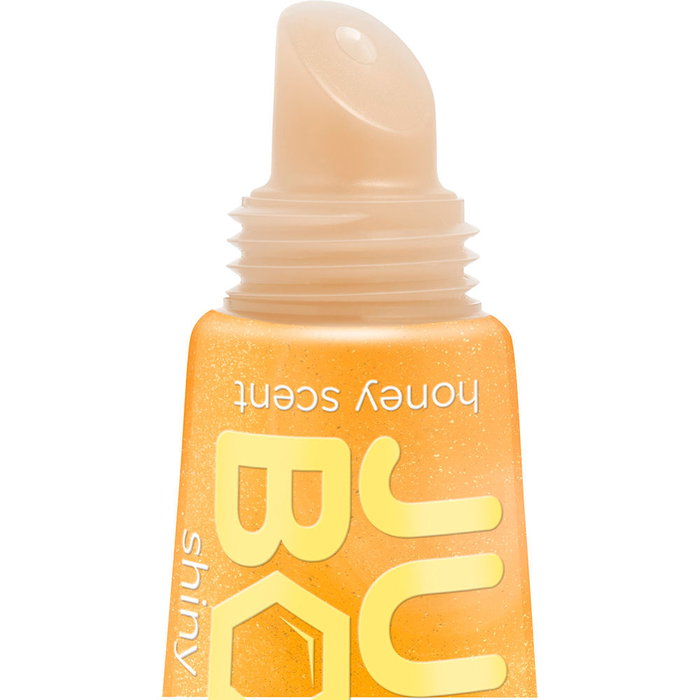 Essence Gloss à lèvres brillant JUICY BOMB n° 109 Bee Mine avec paillettes dorées miel vanille 10 ml