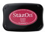 Tsukineko Tampon STAZON Rouge burdeos pour verre et plastique