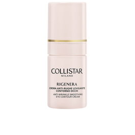 Collistar Crème contour des yeux anti-rides RIGENERA 15 ml, à l'acide hyaluronique et peptides biomimétiques, technologie Targeted Active Technology
