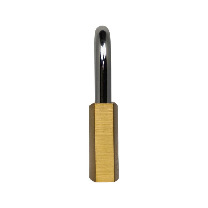 Ifam 075000sr Candado de arco normal 50mm acier et laiton double crochet 2 clés