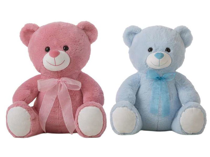 Creaciones Llopis - Peluche ours en peluche 50 cm, assortiment de couleurs aléatoires, en polyester