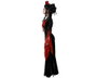 BigBuy Carnival Déguisement Vampiresse Classique avec Robe Noire pour Femme XS-S