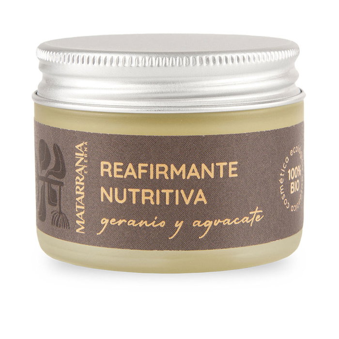 Matarrania Crème raffermissante nourrissante bio au géranium et à l'avocat 30 ml Matarrania Crème raffermissante nourrissante bio au géranium et à l'avocat 30 ml