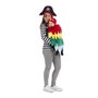 My Other Me Kit Costume Pirate avec Housse de Sac à Dos, Chapeau et Bandeau Parrot - One Size Adulte