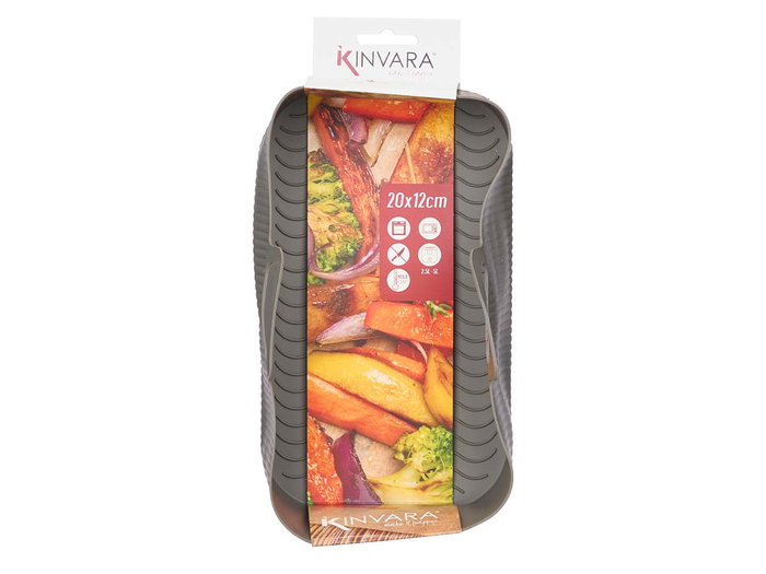 KINVARA Moule rectangulaire pour friteuse à air, Gris KINVARA Moule rectangulaire pour friteuse à air, Gris