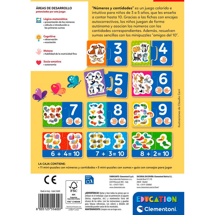 CLEMENTONI Numeros y Cantidades