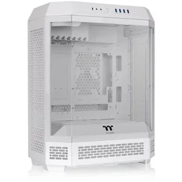 Thermaltake Tower 600 Snow - Boîtier PC moyen tour ATX - Blanc - 2 ventilateurs 140mm inclus - Panneaux verre trempé - Ports USB 3.0 et Type-C