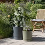 Garden Id Pot de fleurs Lino Vert mousse avec réserve - Ø 29 cm - 14 L