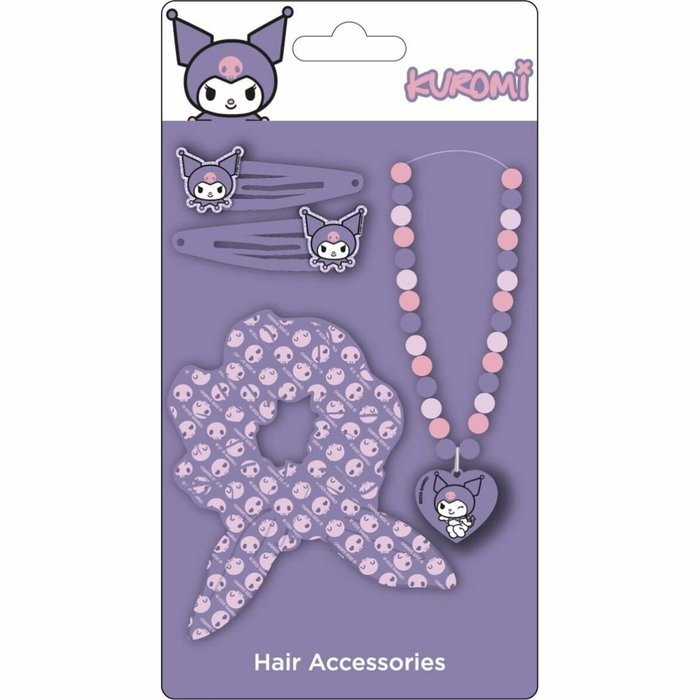 Accessoires pour les Cheveux Hello Kitty Violet 4 Pièces
