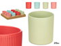 Vessia Verre Rayé Couleurs Vives 270ml 8x9x8cm Mix Aléatoire (Set de 24)