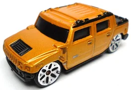Maisto Fresh Metal Miniature Hummer He Concept 2001, Orange, 1:64