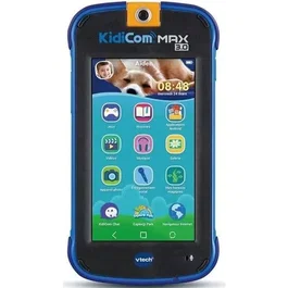 VTech KidiCom Max 3.0 - Téléphone portable sécurisé pour enfant 3-8 ans - 16 applications/jeux, écran 1280x720, 8 Go, Bluetooth, microSD, version française