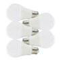 Pack de 5 ampoules LED E27 9W 1000Lm 6000K Blanco Frío