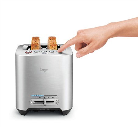 Sage STA825BAL2EEU1 Tostadora 2 Ranuras Smart - Tostadora 2 fentes largeur extra, fonctions 'A Bit More' et 'Lift and Look', bac à miettes extractible
