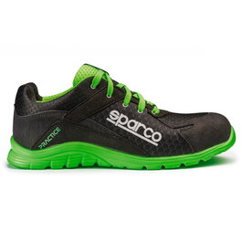 Sparco Practice Chaussures de sécurité Noir/Vert Taille 40
