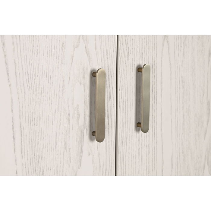 Armoire Home ESPRIT Gris clair Métal Bois MDF