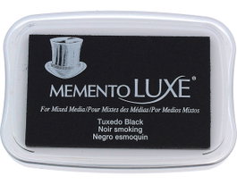 Tsukineko MEMENTO LUXE Almohadilla d'encre noir smoking 96x63mm