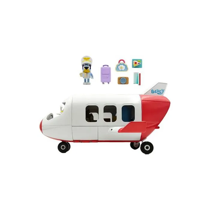 Bluey Véhicule - Avion Jet avec figurine et accessoires Bluey Véhicule - Avion Jet avec figurine et accessoires