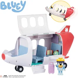 Bluey Véhicule - Avion Jet avec figurine et accessoires