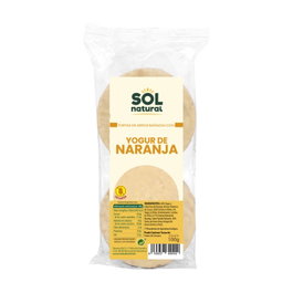 Sol Natural Galettes de riz enrobées de yaourt à l'orange sans gluten 100 g