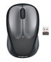 Logitech M235 Souris sans fil 2.4 GHz avec Nano-récepteur USB, 1000 DPI, Design confortable pour ordinateur portable - Gris