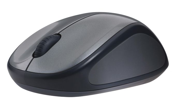 Logitech M235 Souris sans fil 2.4 GHz avec Nano-récepteur USB, 1000 DPI, Design confortable pour ordinateur portable - Gris