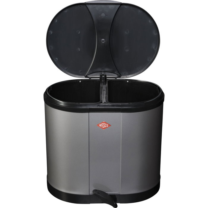 Wesco Eco-Double Bin Beta silver Wesco Eco-Double Bin Beta silver