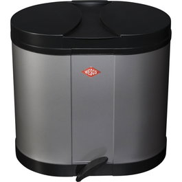 Wesco Eco-Double Bin Beta silver
